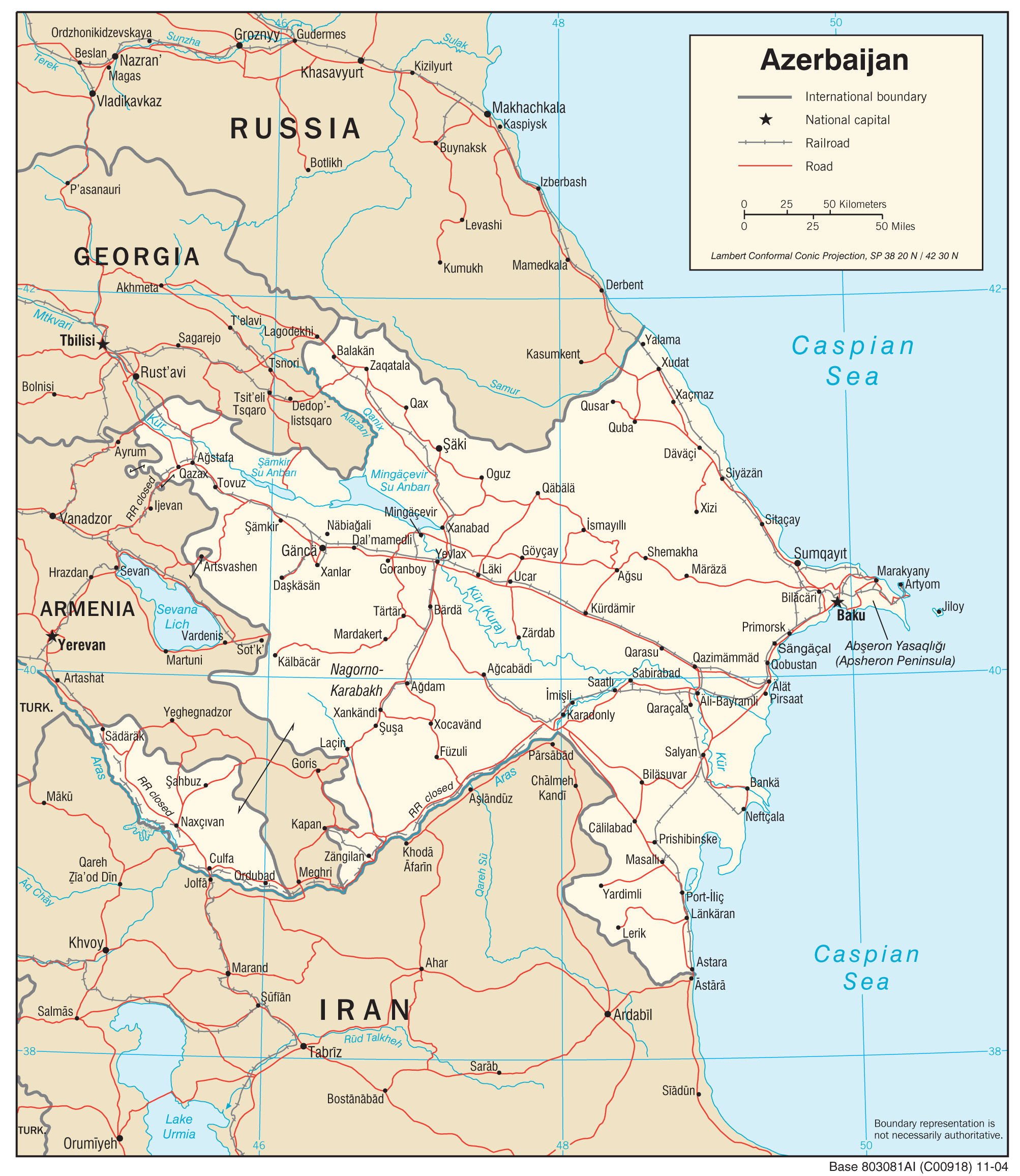 map Azerbaycan