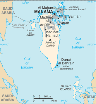 map Bahreyn