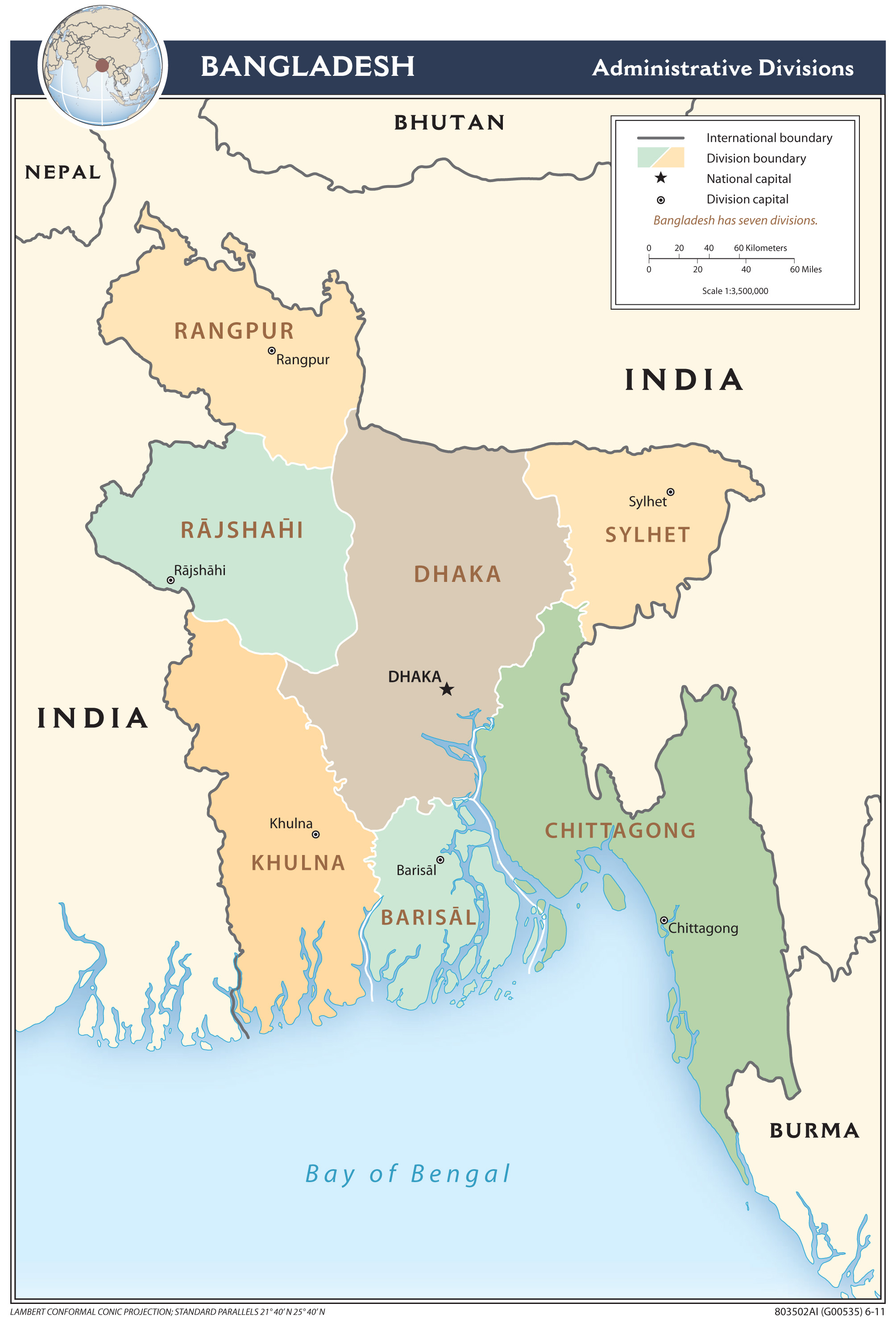 map Bangladeş