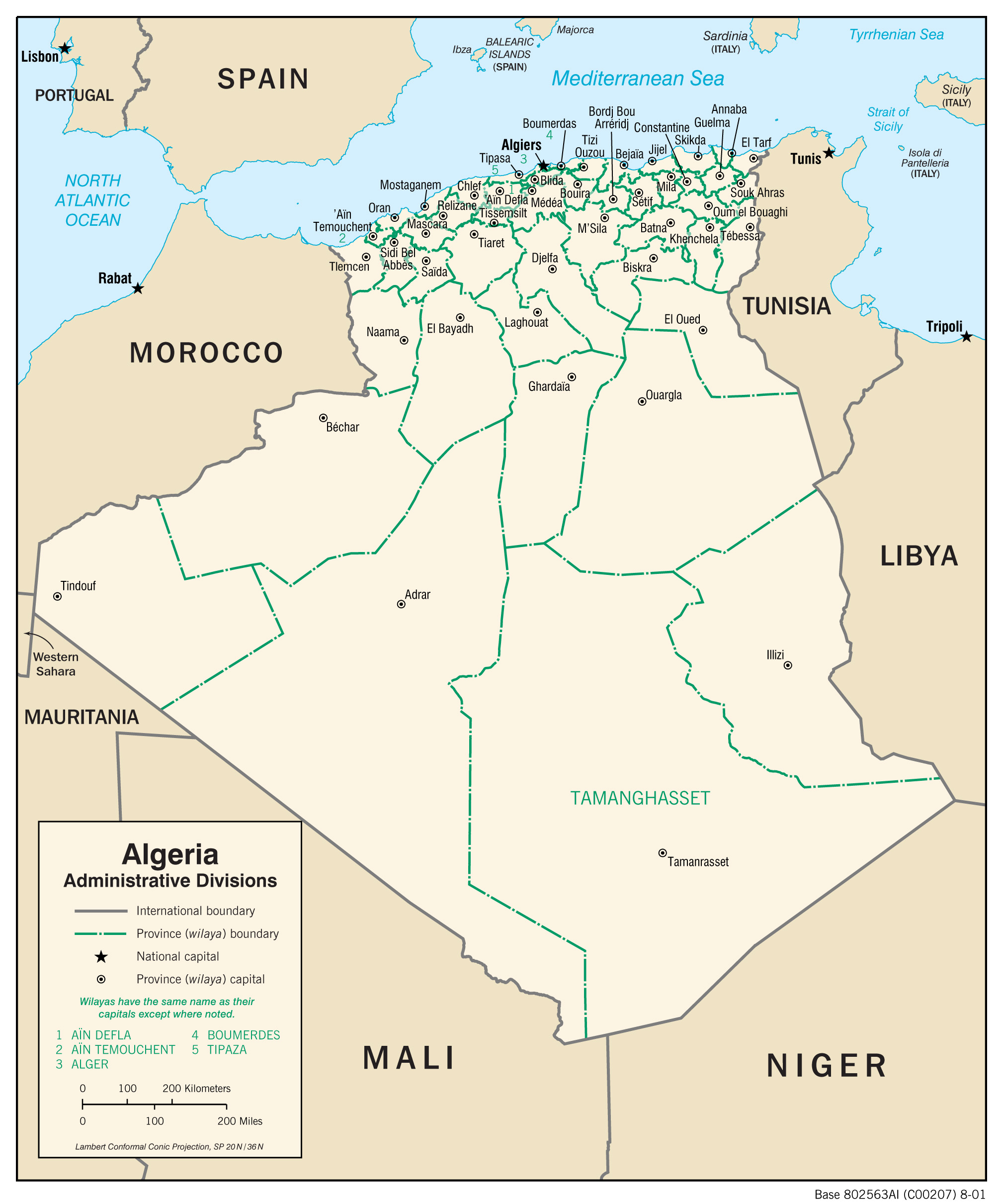map Cezayir