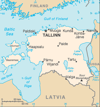 map Estonya