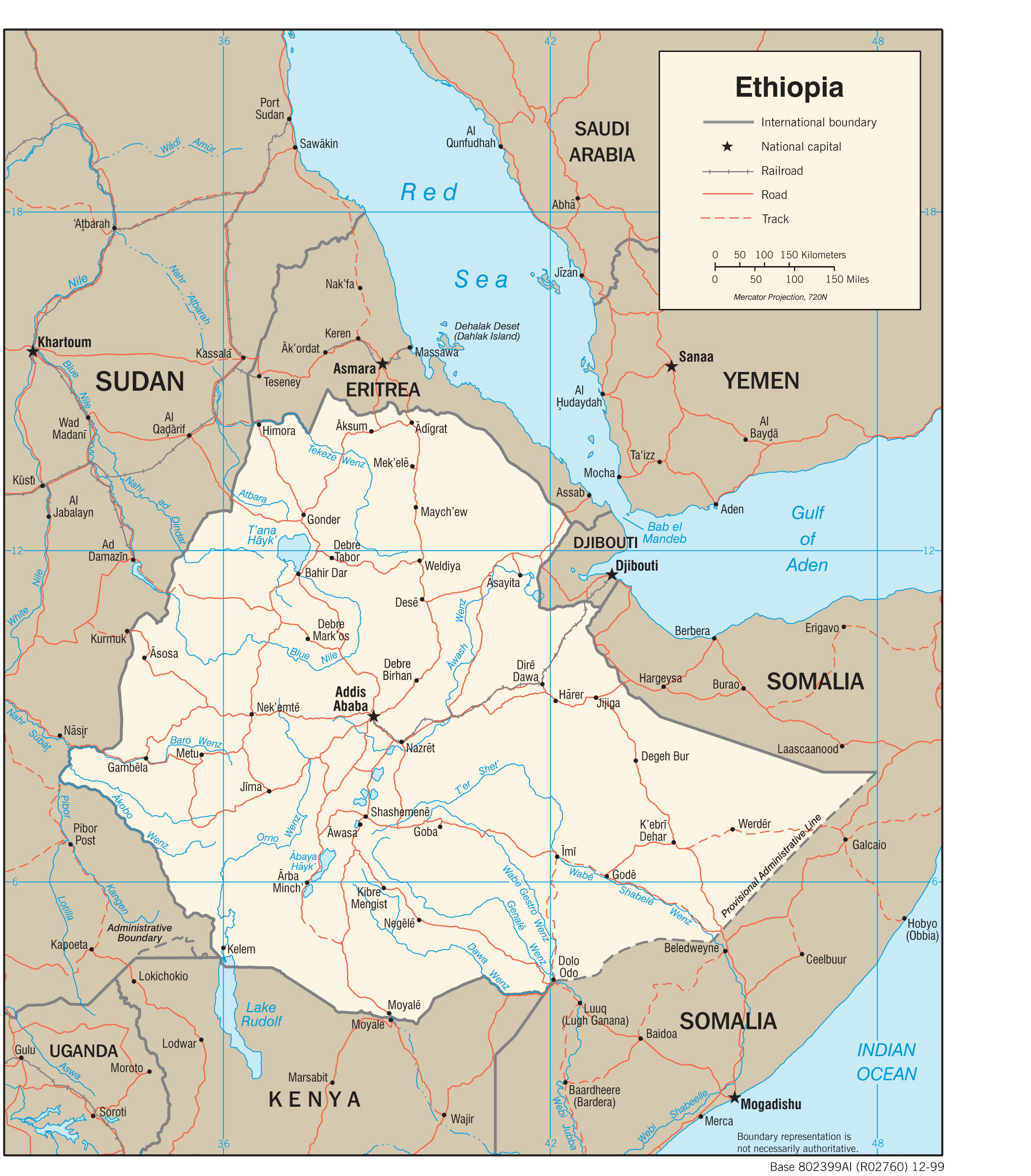map Etiyopya