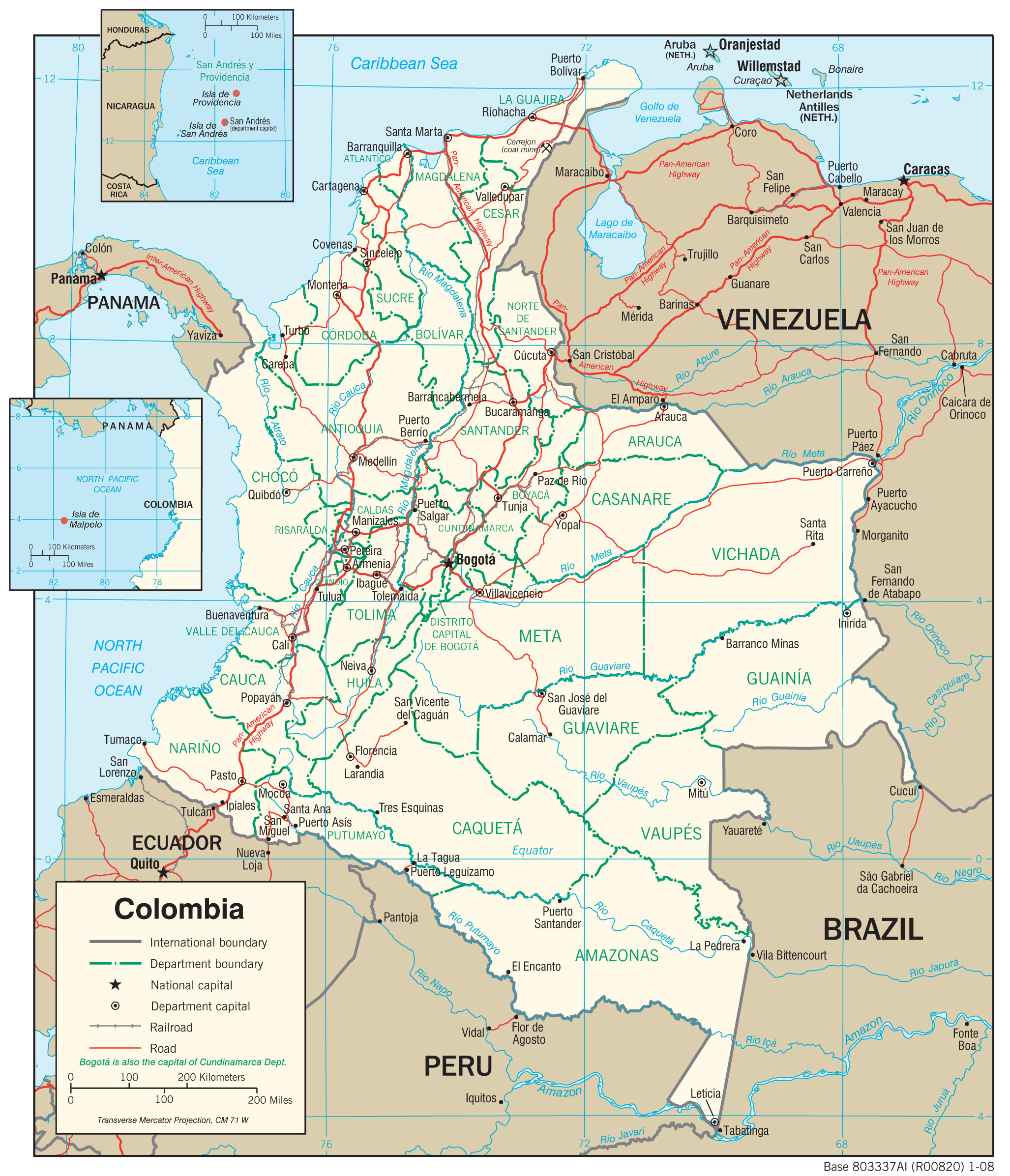 map Kolombiya