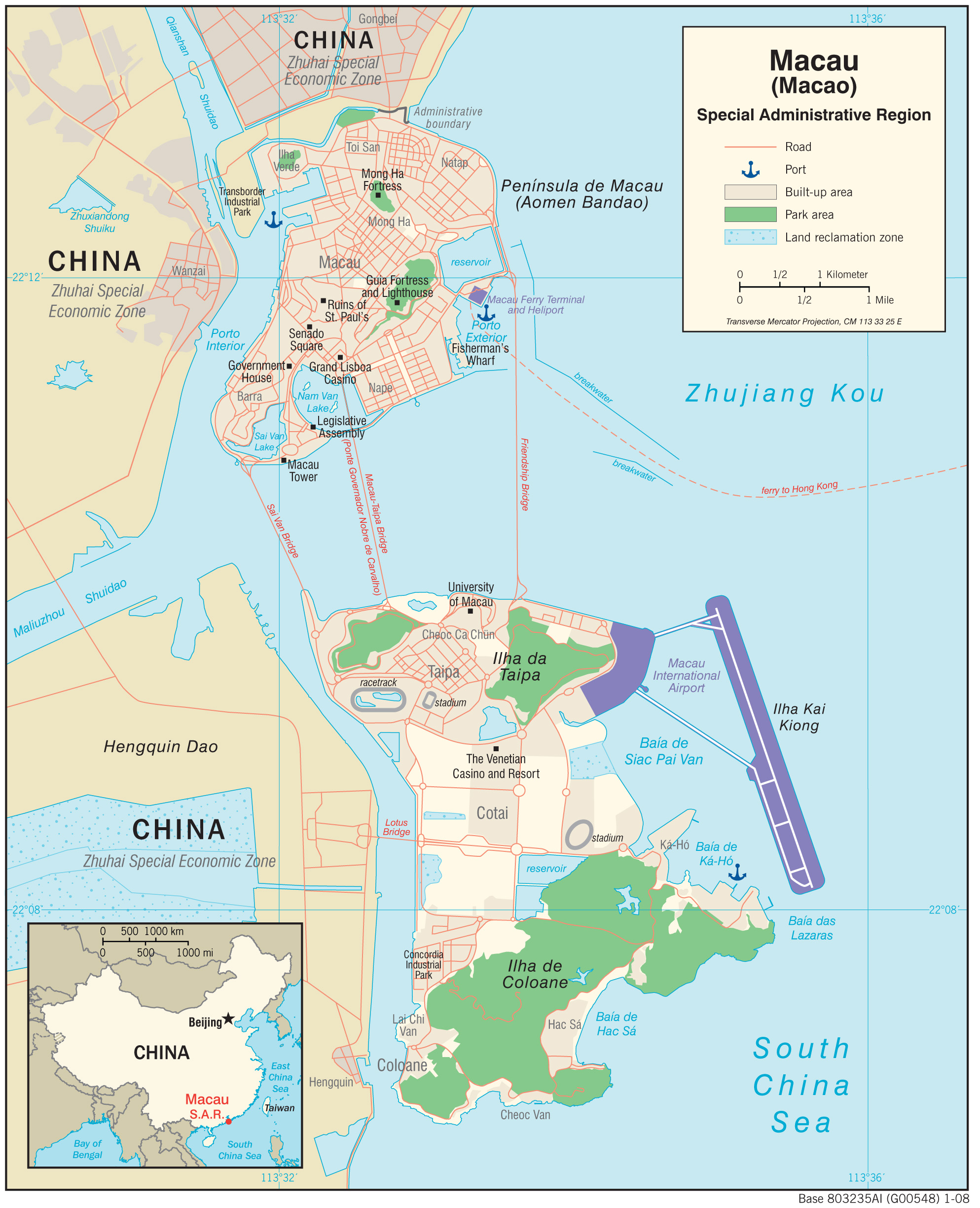 map Makau