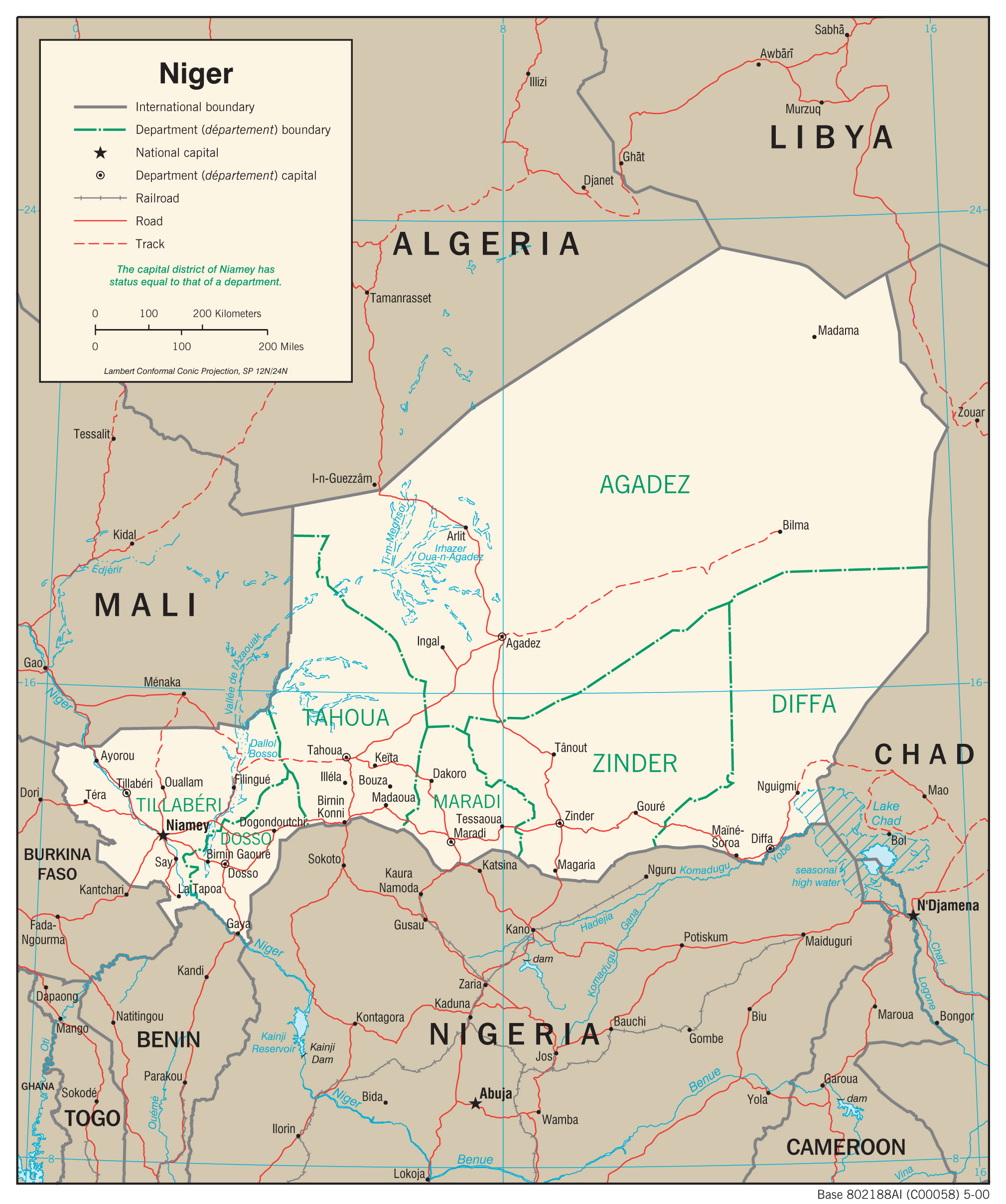 map Nijer