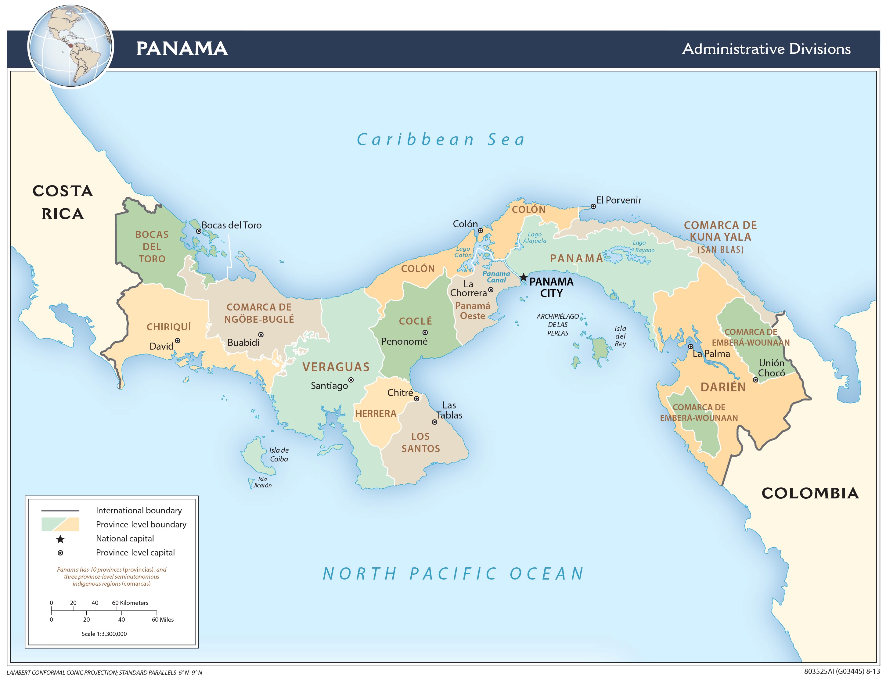map Panama