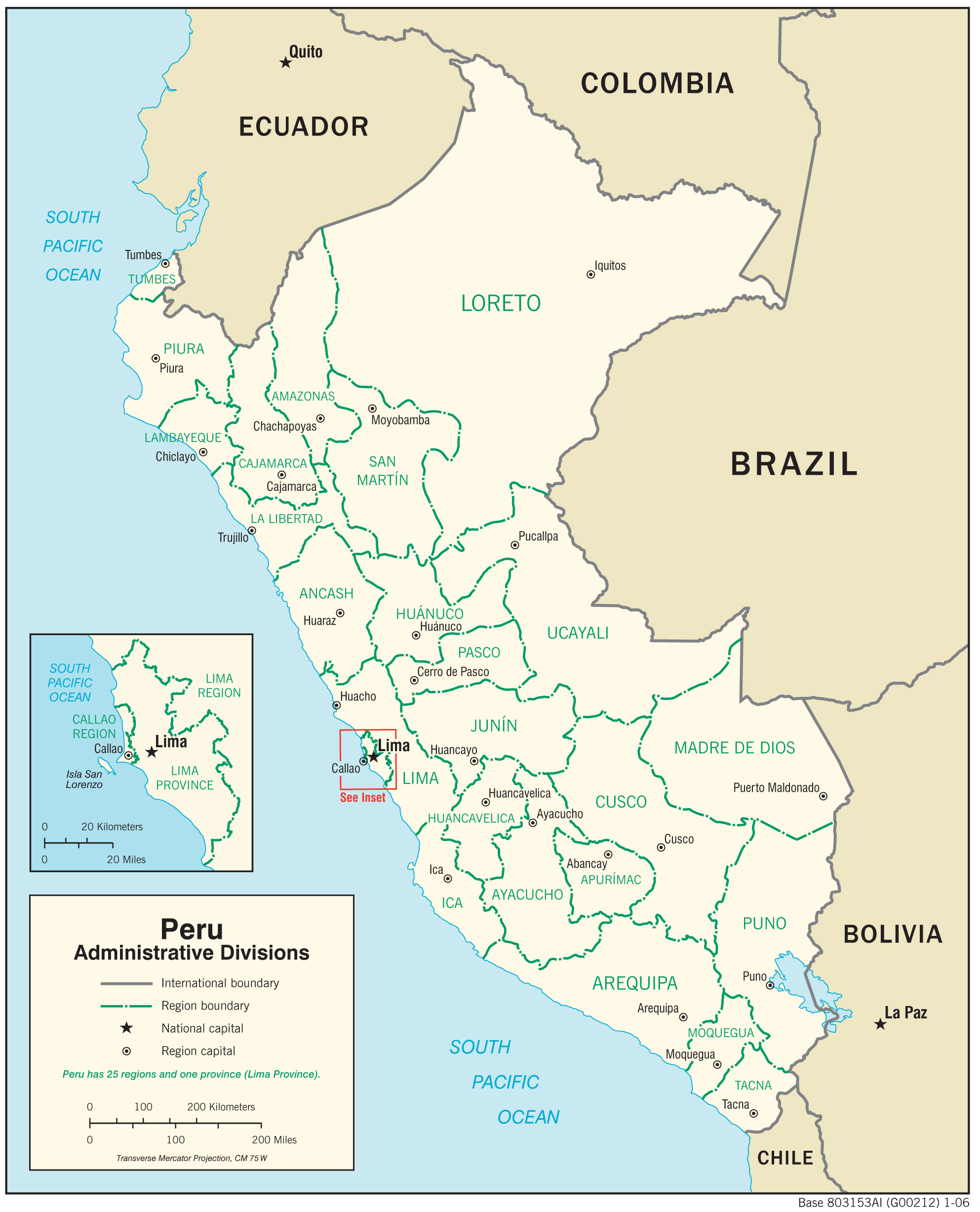 map Peru