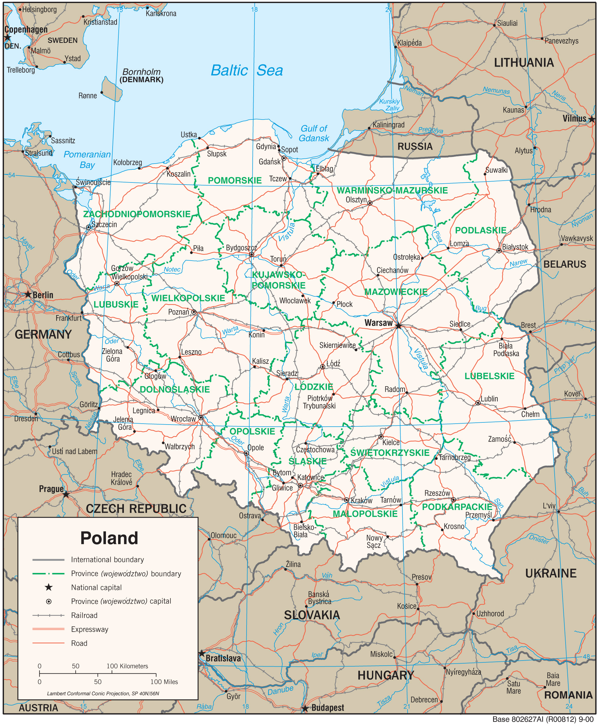 map Polonya