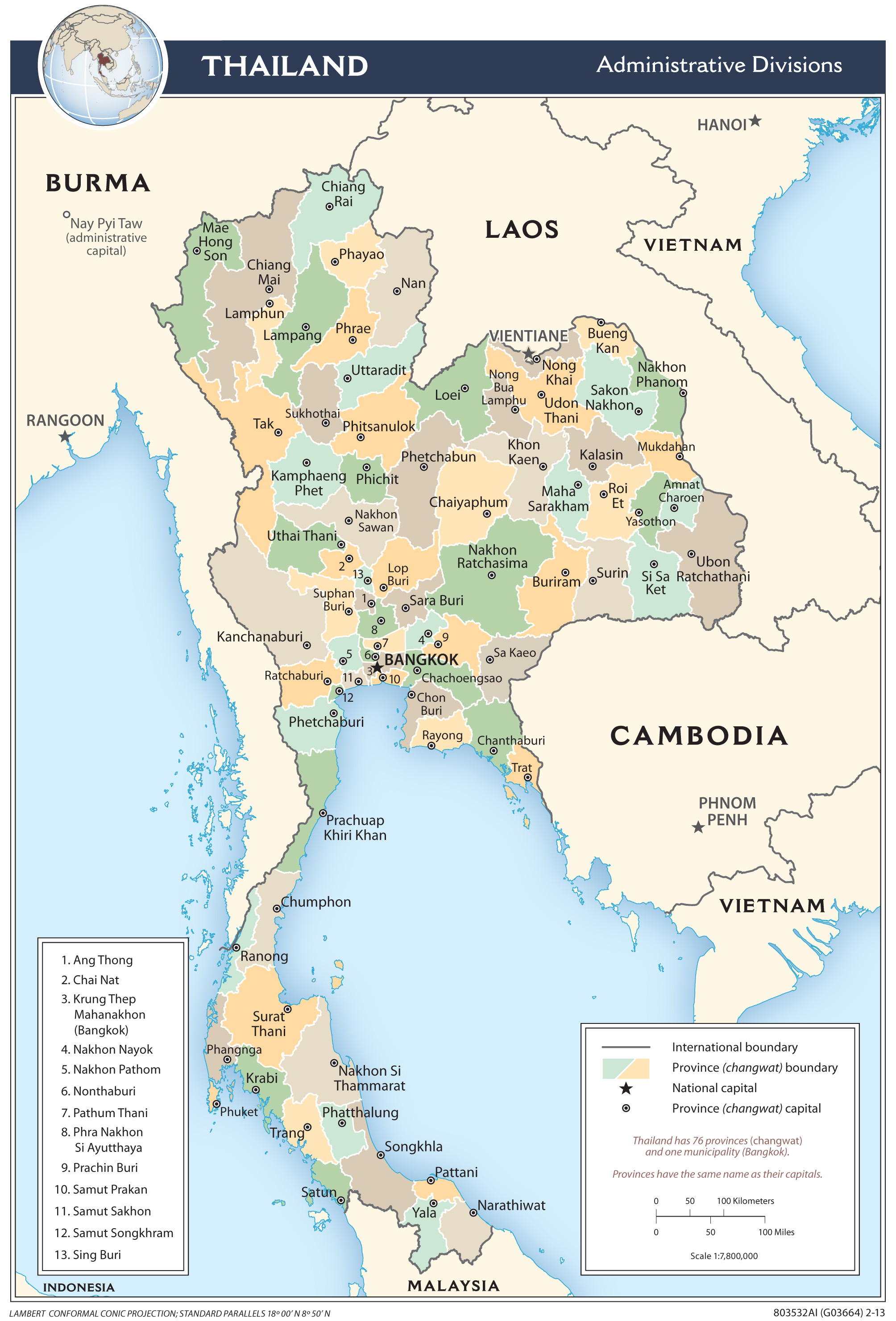 map Tayland