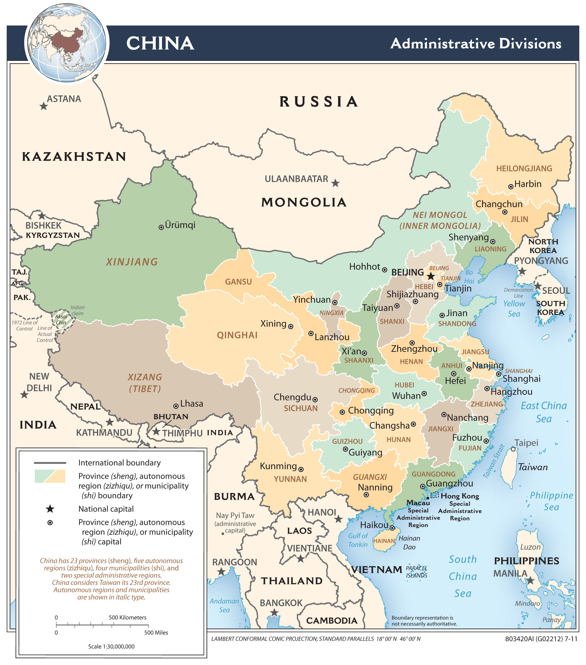 map Çin