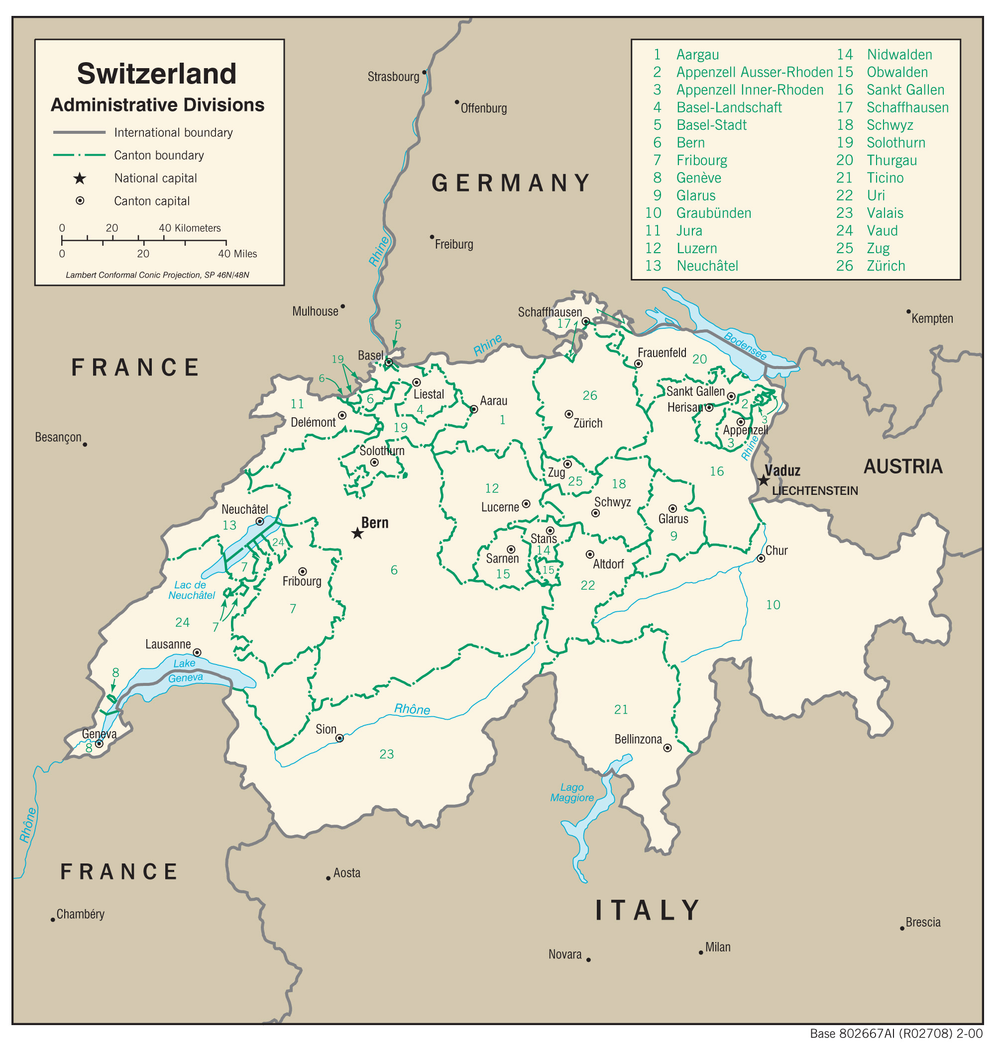map İsviçre