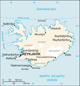 map İzlanda